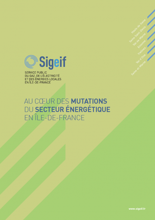 Plaquette SIGEIF sur le secteur énergétique en Île-de-France