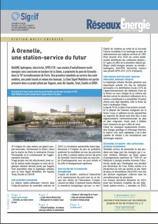 RéseauxEnergie96 Station-serve à Grenelle