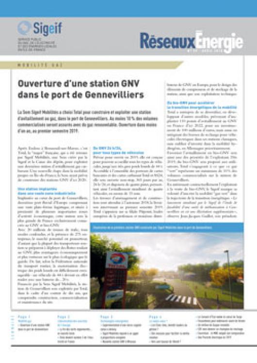 Ouverture d'une station GNV dans le port de Gennevilliers 