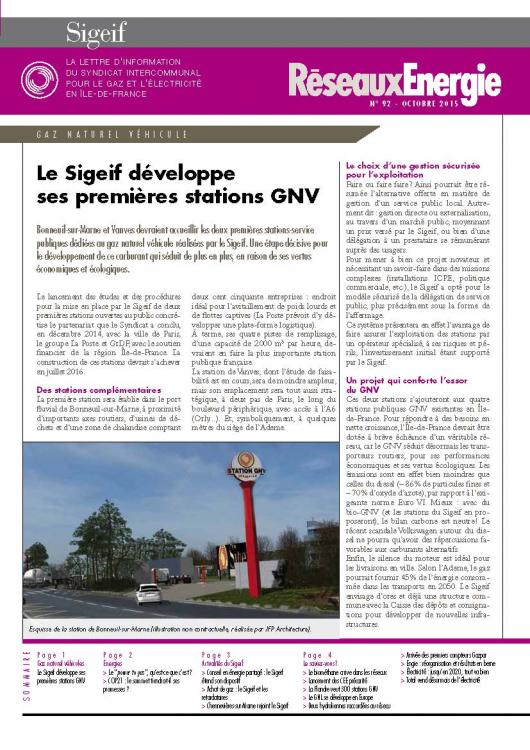 RéseauxEnergie92 Premières stations GNV