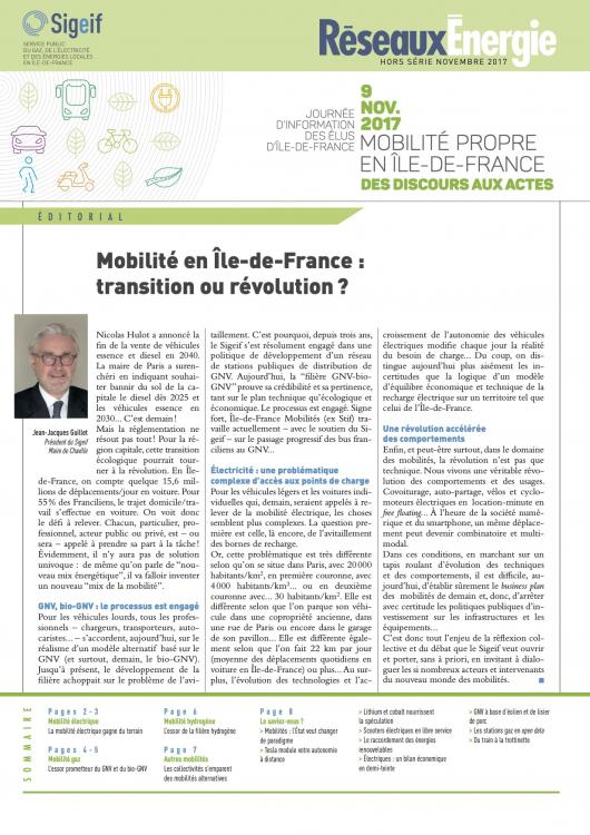 Mobilité en Île-de-France : transition ou révolution ?