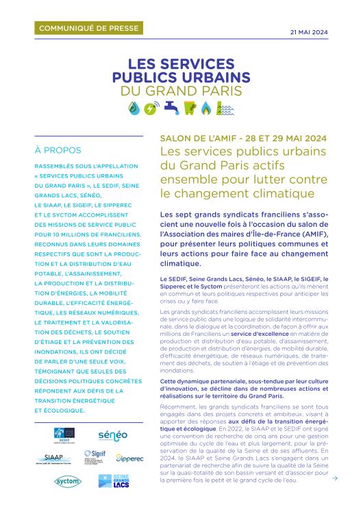 Les Services publics urbains du Grand Paris ensemble au Salon des Maires d’Île-de-France
